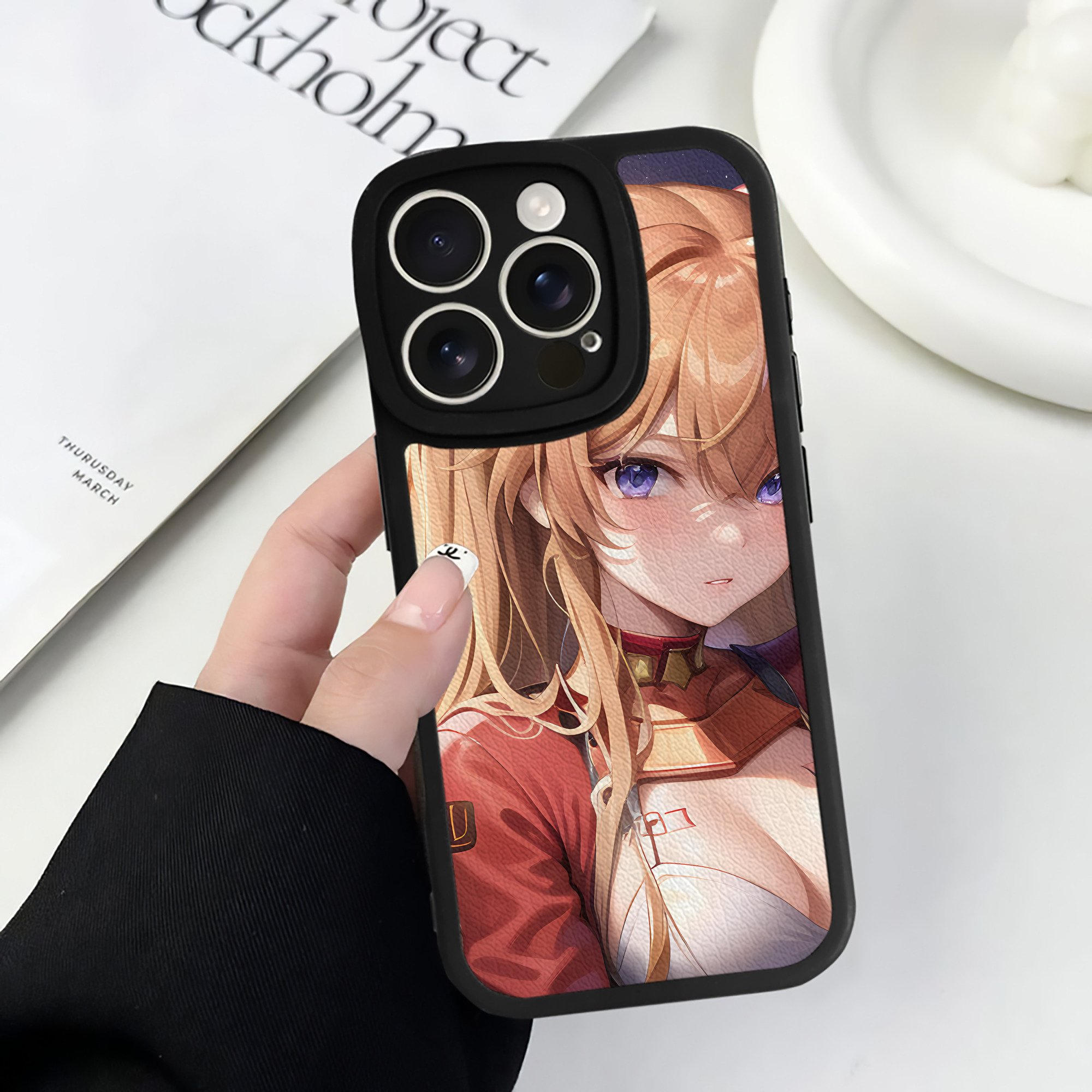 （画像用） EVA 新世紀エヴァンゲリオン 【iPhone 16シリーズ対応】シリコンスマホケース（レザー調） 材質：シリコン